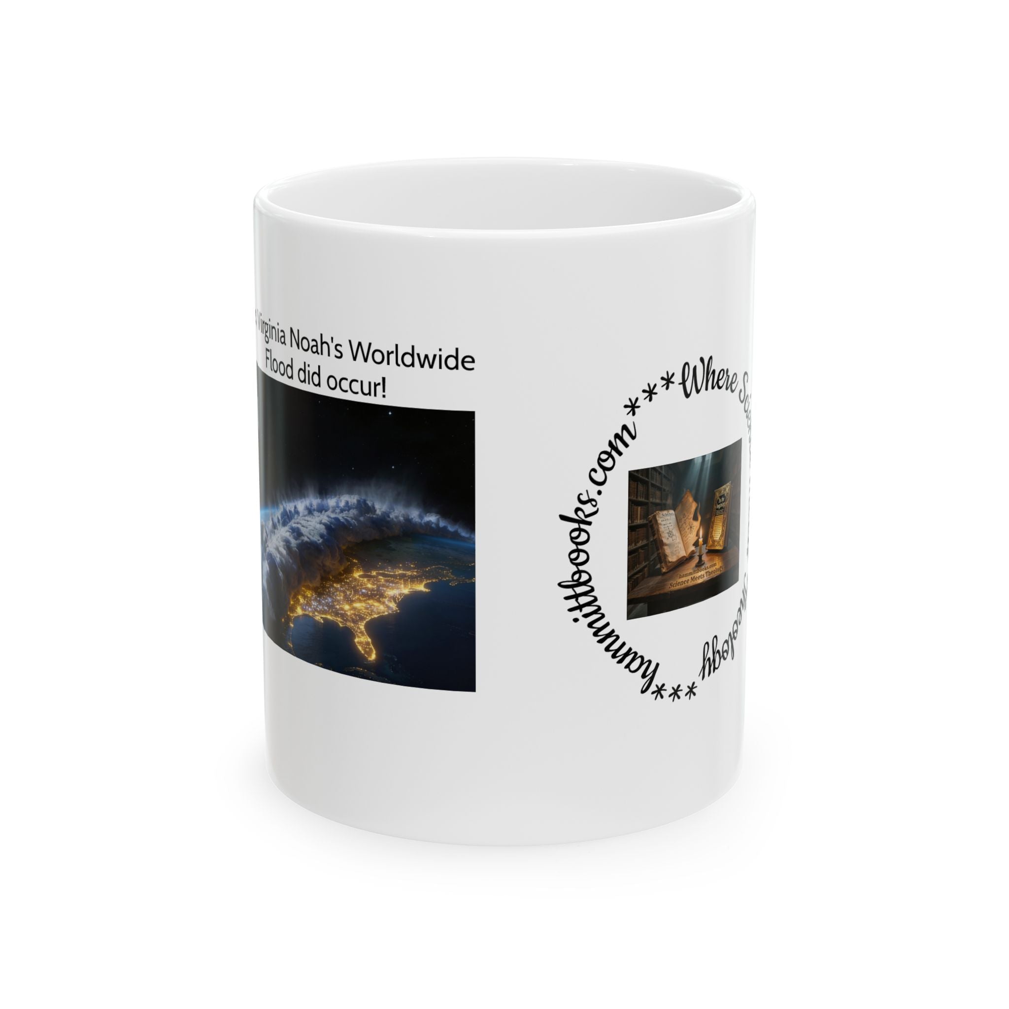 Noah’s Worldwide Flood Mug – Biblical Ark Coffee Cup (11oz & 15oz)
