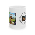 Inspirational Christian Ceramic Mug – "Who is God?" Farmhouse Faith Coffee Cup (11oz, 15oz)
