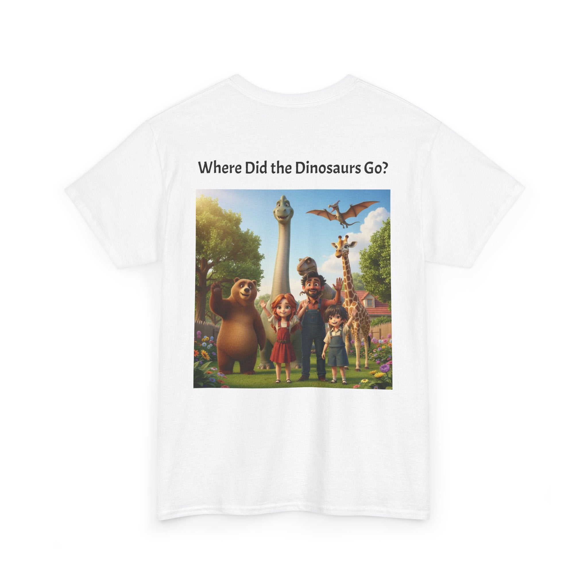 Where Did the Dinosaurs Go? Graphic Tee — Kids Movie Night T-Shirt