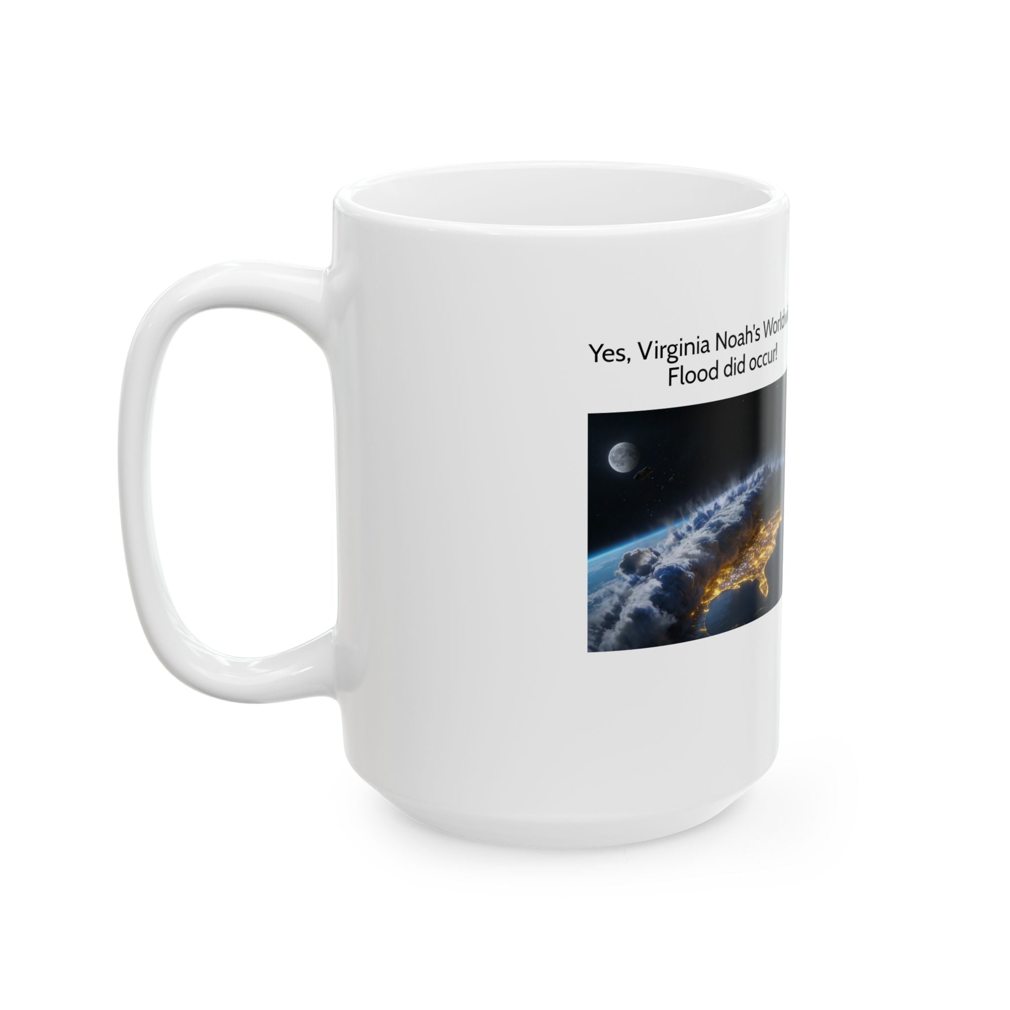 Noah’s Worldwide Flood Mug – Biblical Ark Coffee Cup (11oz & 15oz)