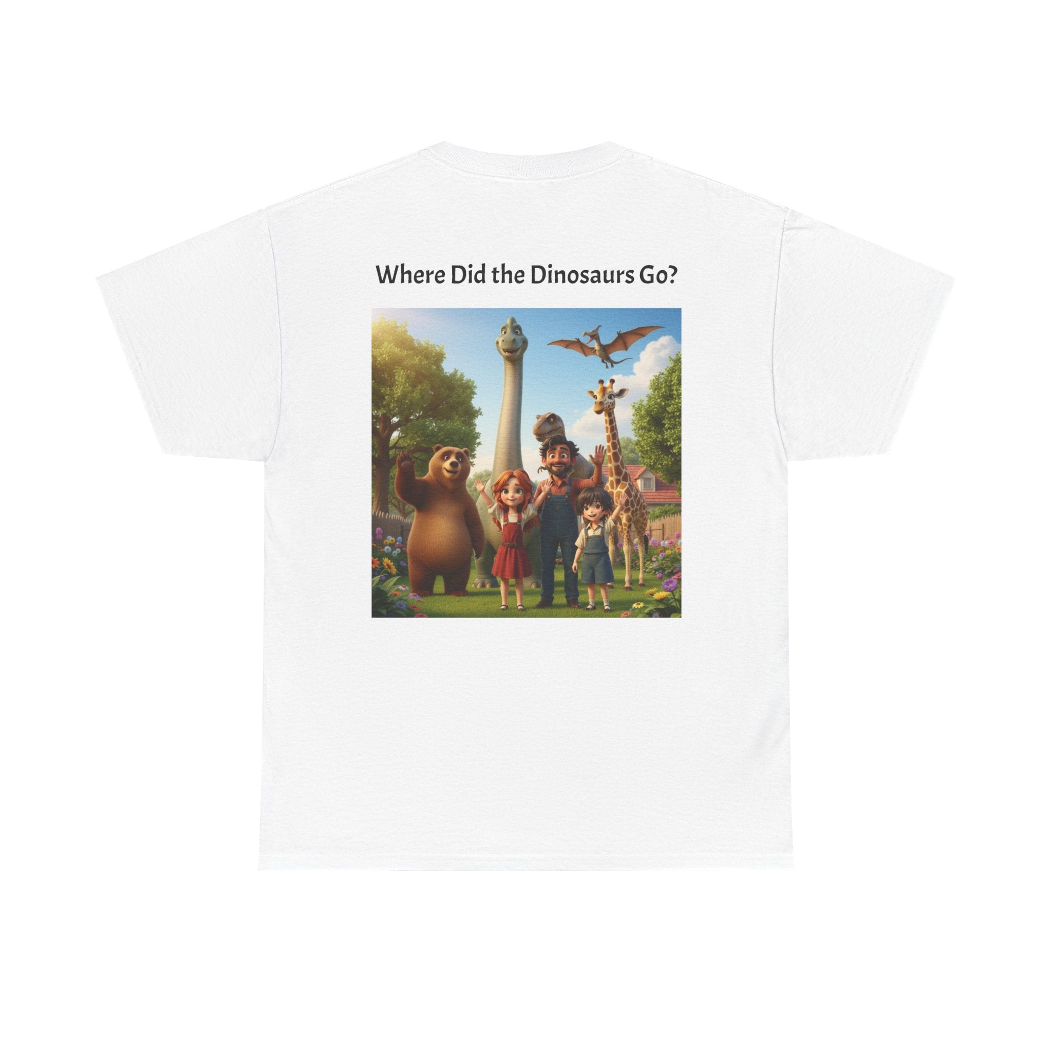 Where Did the Dinosaurs Go? Graphic Tee — Kids Movie Night T-Shirt