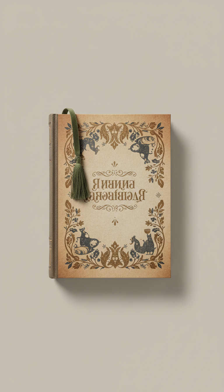 Illustrated Kids' Book With Velvet Bookmark