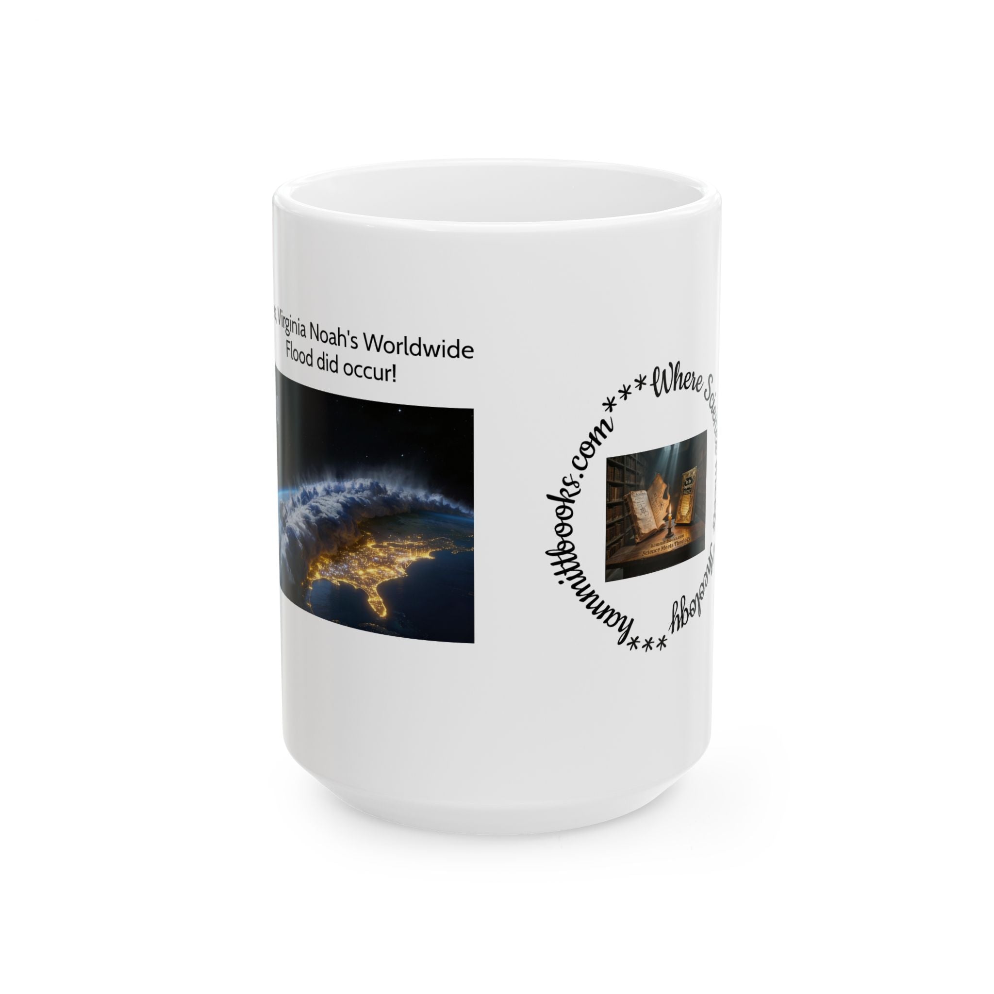 Noah’s Worldwide Flood Mug – Biblical Ark Coffee Cup (11oz & 15oz)