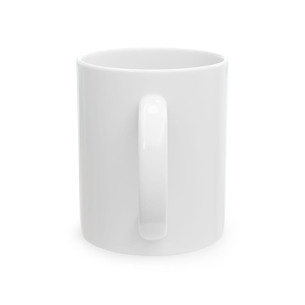 Inspirational Christian Ceramic Mug – "Who is God?" Farmhouse Faith Coffee Cup (11oz, 15oz)